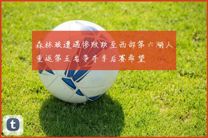 森林狼遭遇惨败跌至西部第六湖人重返第五名争夺季后赛希望