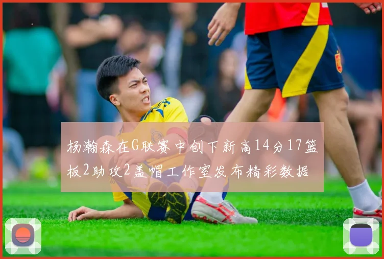 杨瀚森在G联赛中创下新高14分17篮板2助攻2盖帽工作室发布精彩数据海报